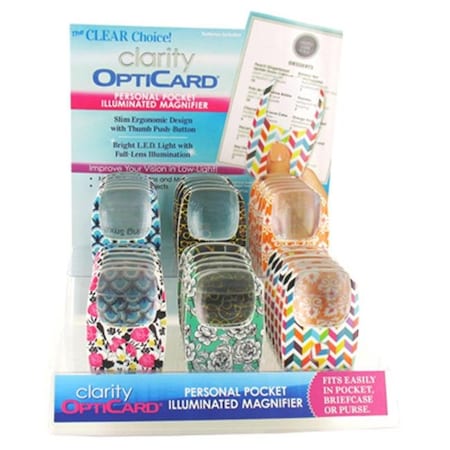 D.M. Merchandising DDI 1878995 Clarity Opticard Case of 36 202923